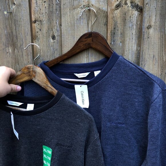 LOT OF 2 BNWT Calvin Klein Sweaters XL - Picture 2 of 5